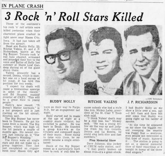 El día que murió la música: cuando el rock aprendió a perder